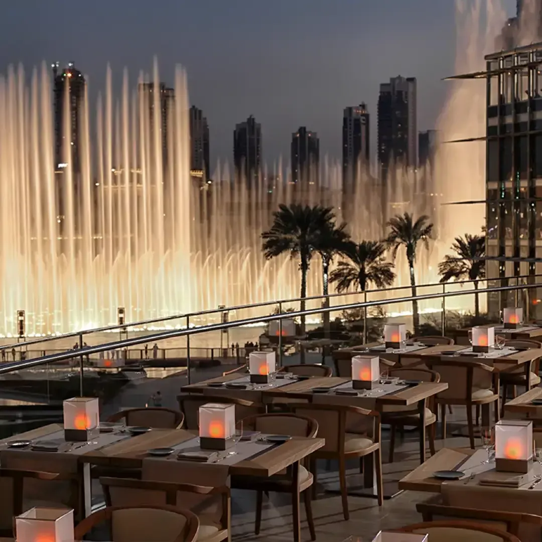 Signature buffet dining at Armani Hotel Dubai