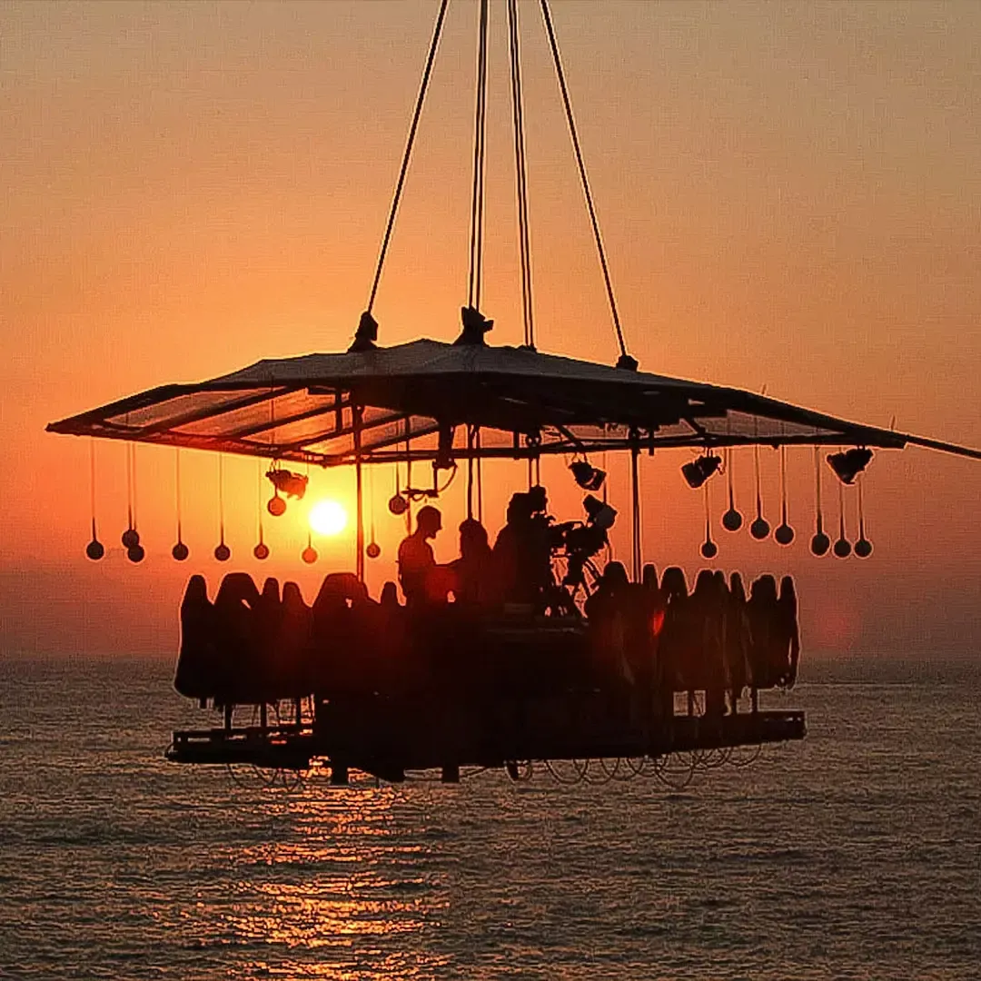 Adventure dining experience at Dinner in the Sky Dubai